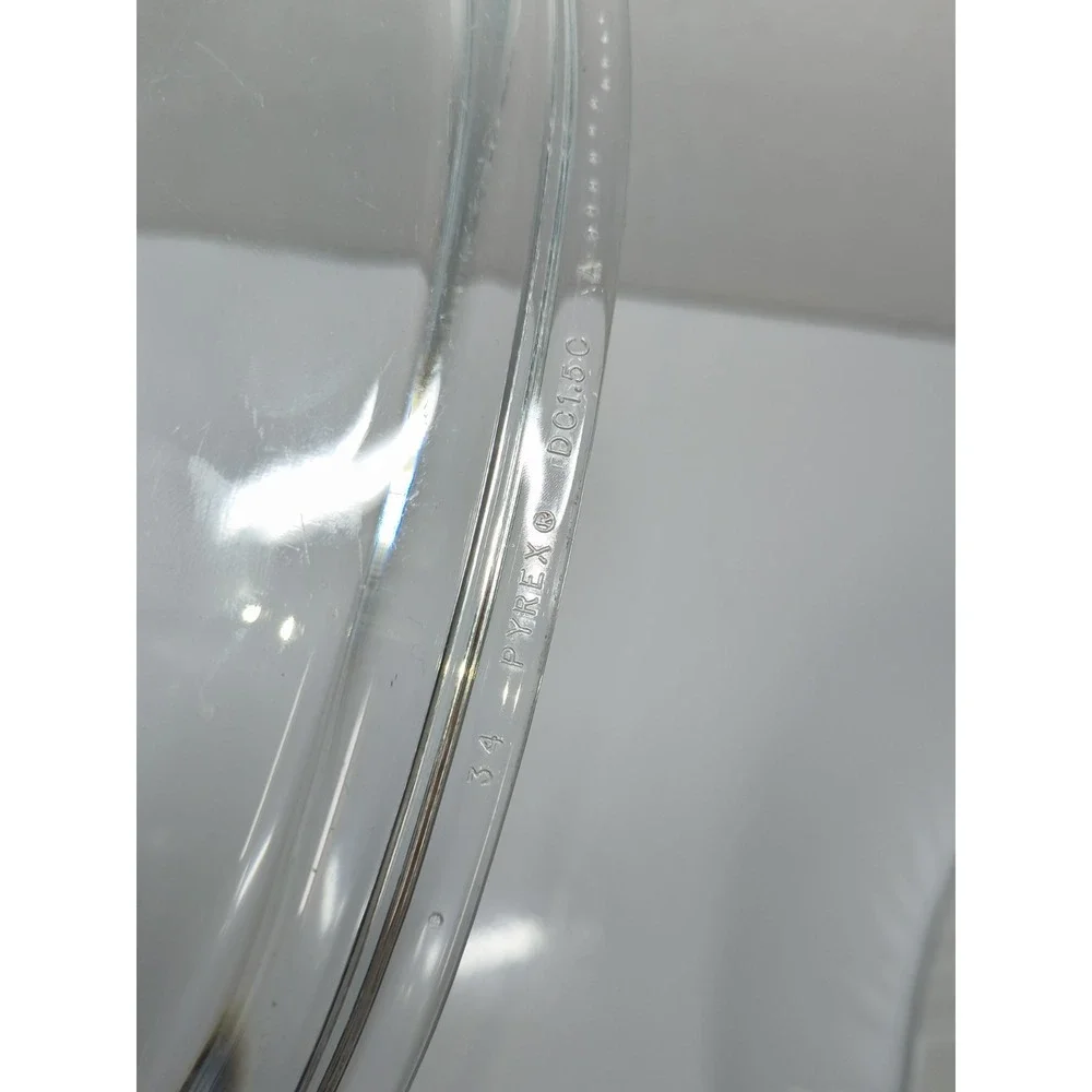 Corning Ware French White F-2-B 2.8 L 3 Q Casserole Baking Dish w Pyrex Lid
